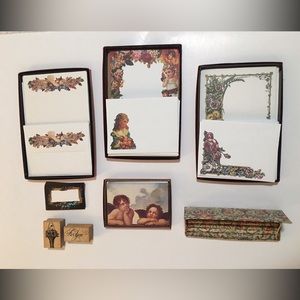Original Vintage Victorian Greeting Stationary Set